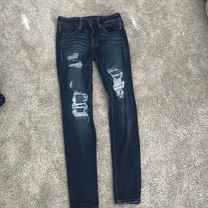 AEO ripped jeggings